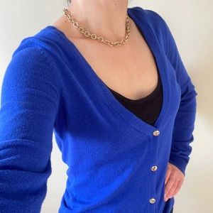 Cobalt blue cardigan